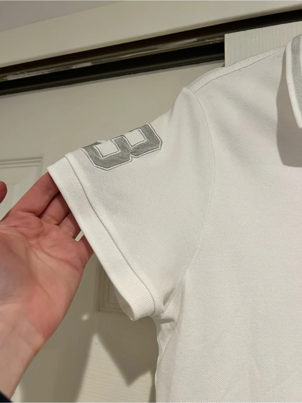 Lot of 2 Ralph Lauren Blue & White Golf Polos size large - Picture 6 of 9